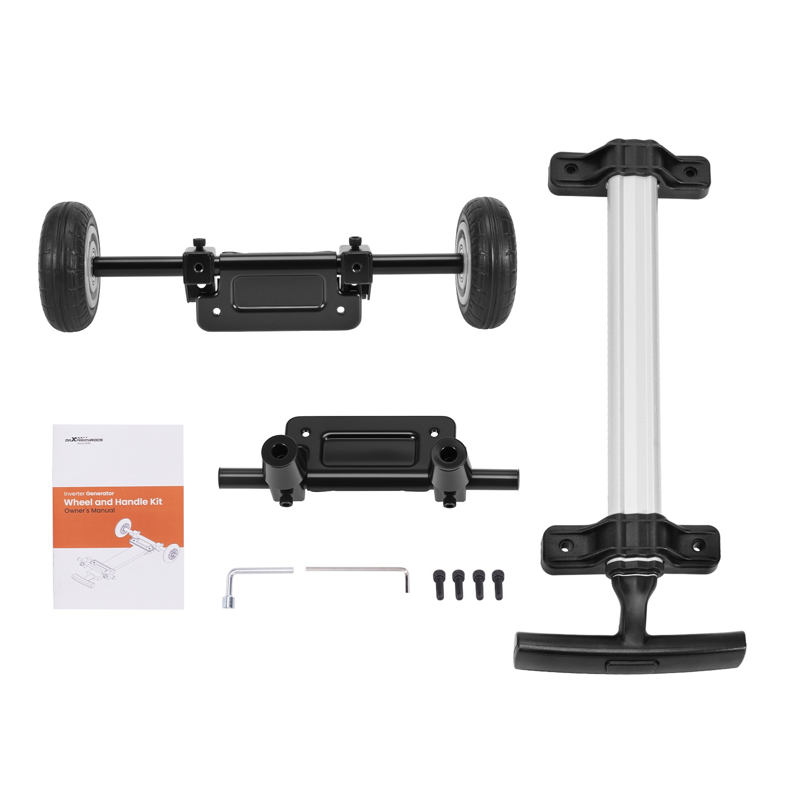 Solid Wheel Kit w/ Axle Shaft & Cotter Pins for MXR2450 MXR3500 MXR4000