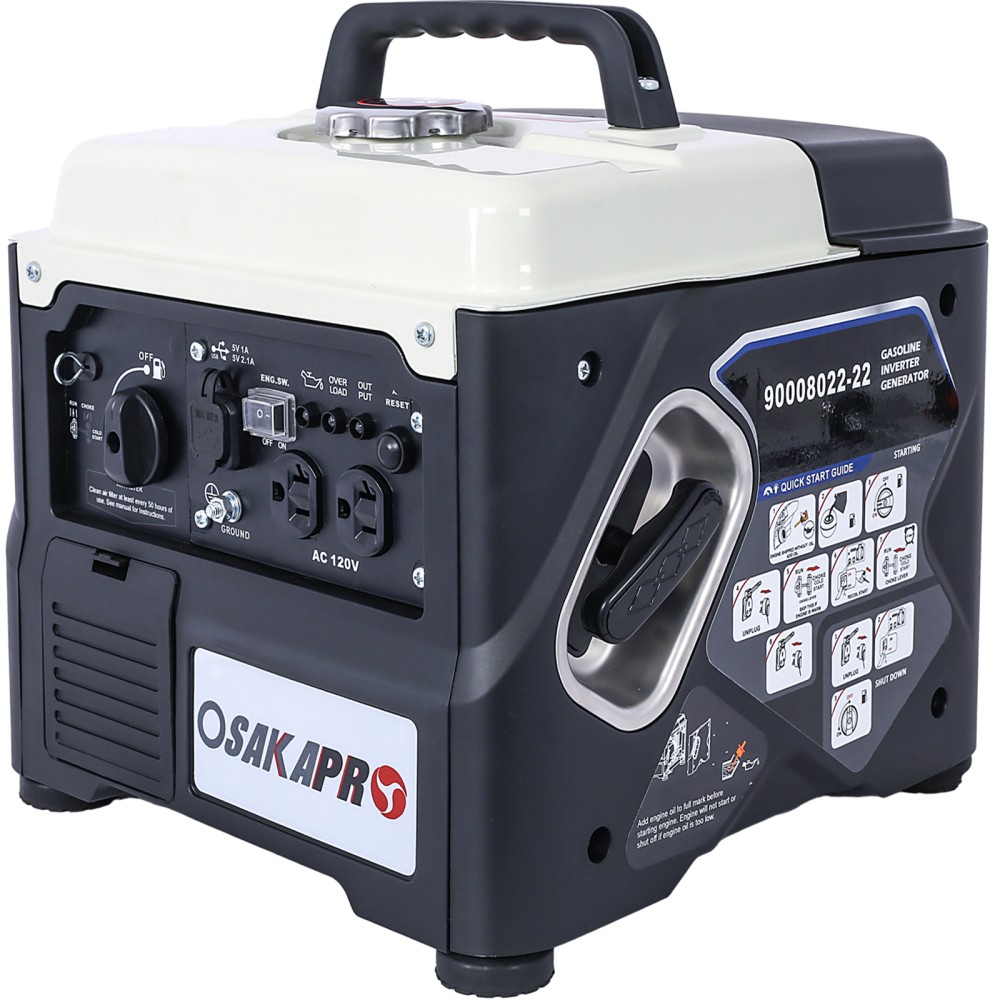 1200W Ultra-Quiet Portable Inverter Generator, EPA Certified Eco-Mode forCamping