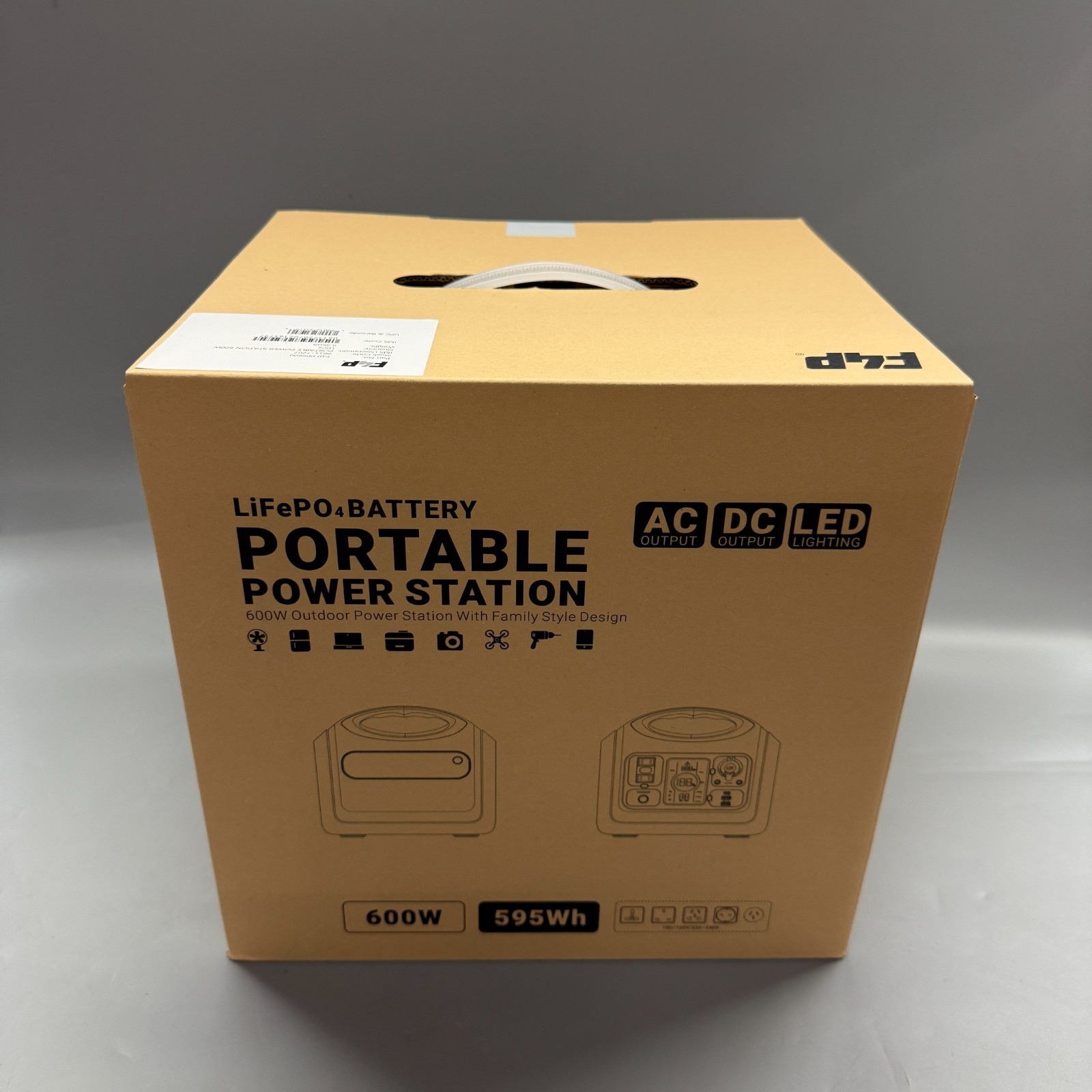 UNBEATABLE DEAL – F4P 600W PORTABLE POWER STATION – LiFePO4 BATTERY – HEAVY DUTY