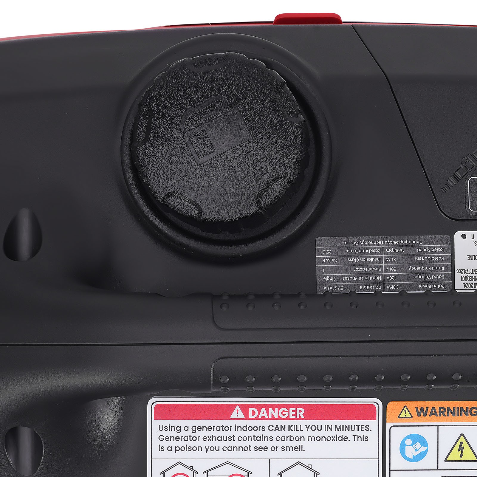 RV Ready Generator 4.8KW Gas Powered Electric Remote Start Digital Display USB