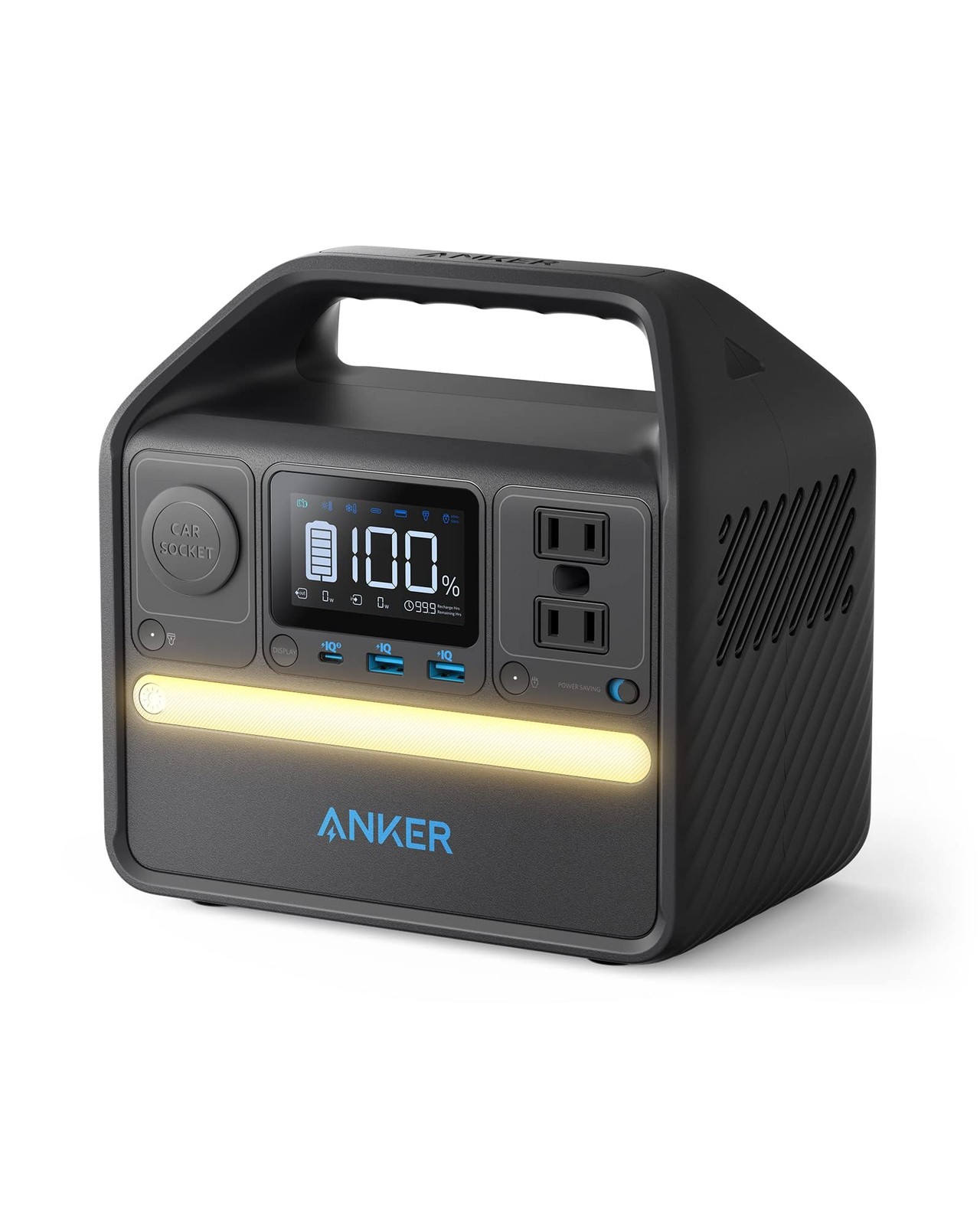 Anker 521 Portable Power Station Upgraded with LiFePO4 Battery 256Wh 6 Port