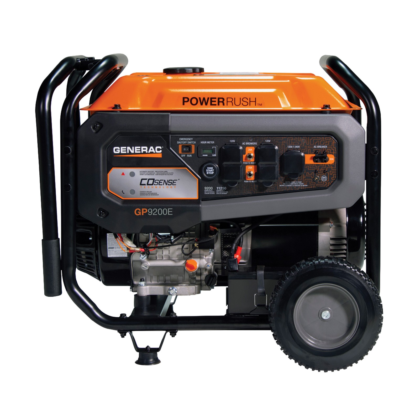 Generac 11,250W Starting / 9200W Running Electric Start Portable Generator