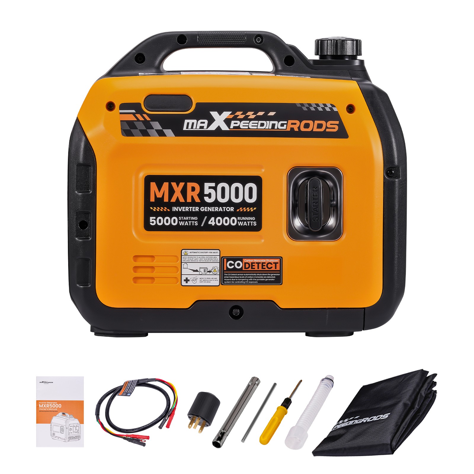 160cc OHV Gas Generator 5000W Peak – Overload LED Alert & ECO Mode Refurbished