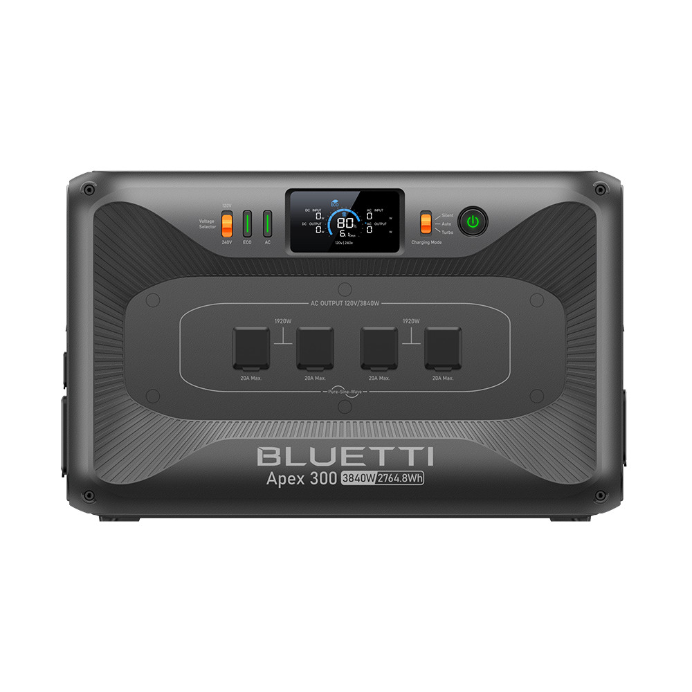 BLUETTI Apex 300+B300K 5529.6Wh Portable Power Station+560W Alternator Charger