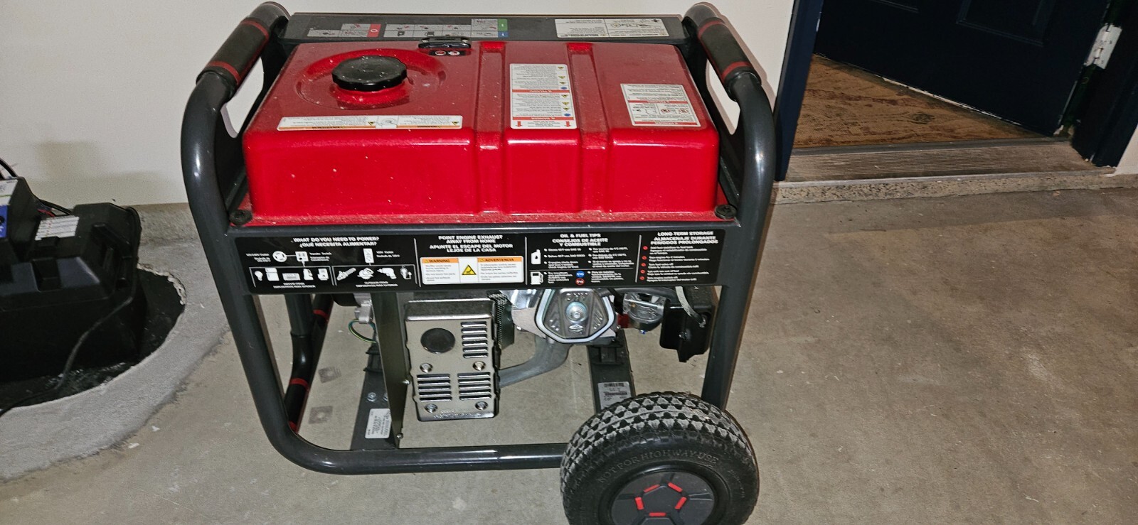 Briggs & Stratton Generator 8000 Watt ES 15hp Vanguard #30426-R