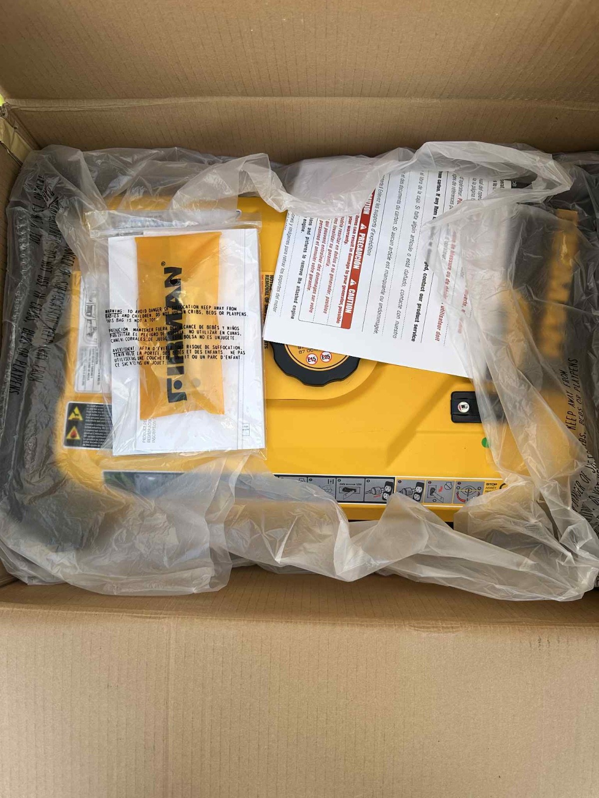 firman generator yellow brand new