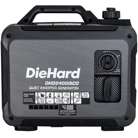DIEHARD GASOLINE INVERTER GENERATOR GAS GENERATORS PORTABLE FOR HOME ONLY 34 LBS