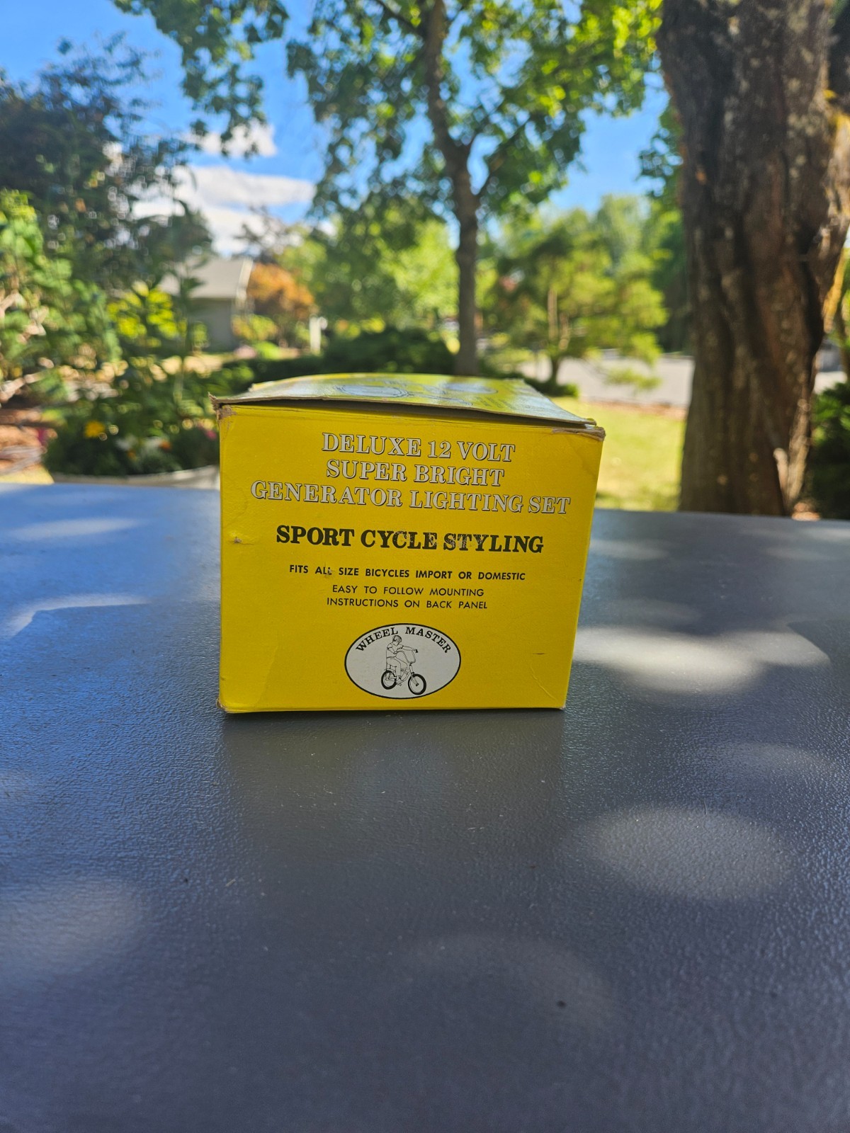 Bicycle Generator 12Volt Super Lighting Set – Complete and Vintage