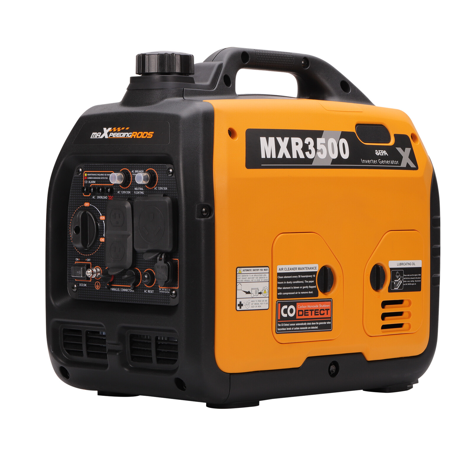 Portable Suitcase Inverter Generator 3000 Watt w/ RV30 Plug + Oil Funnel + Cover