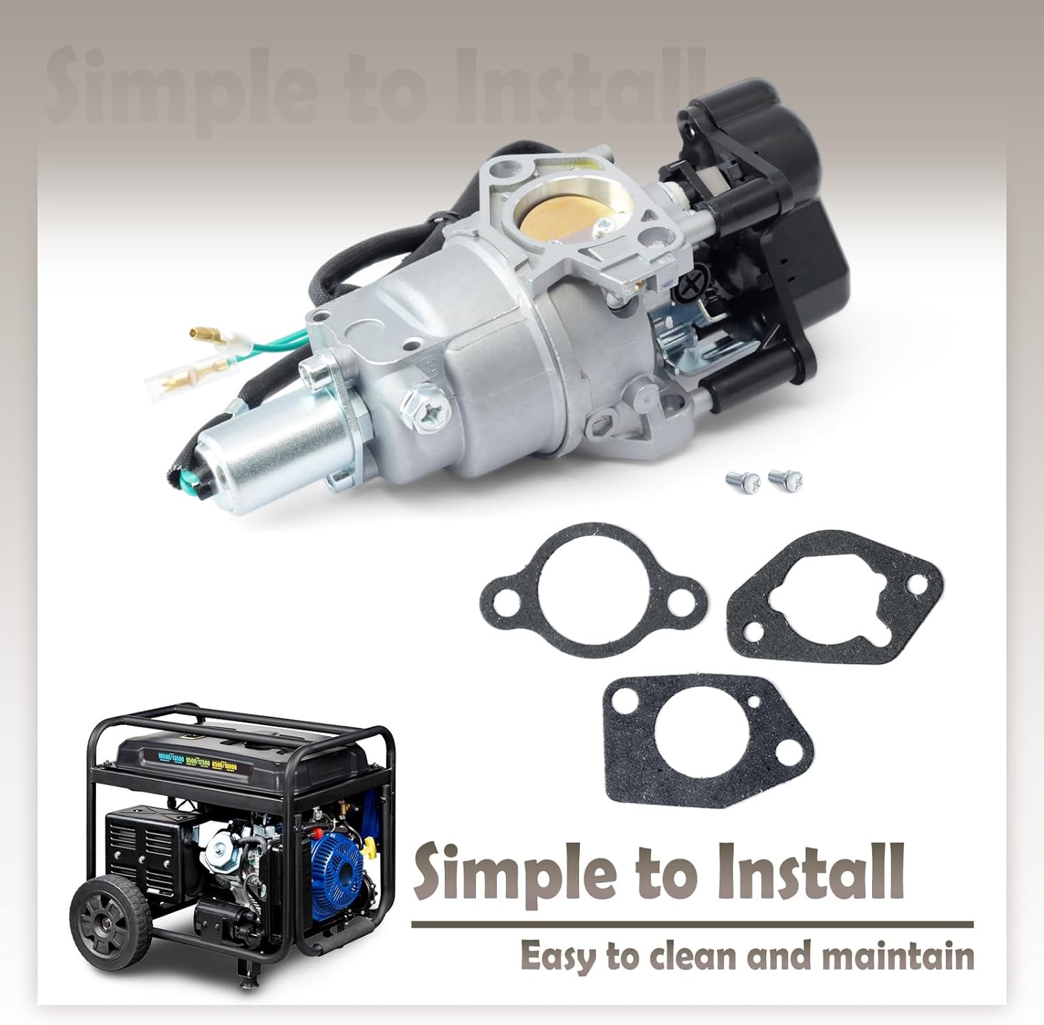 Carburetor Compatible with Westinghouse Wgen11500TFc Wgen10500TFc Tri Fuel