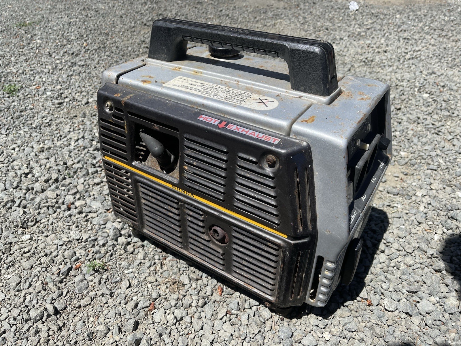 Honda EM600 EM 600 Generator Runs Great Japan Big Red 3 Wheeler Vintage Clean!