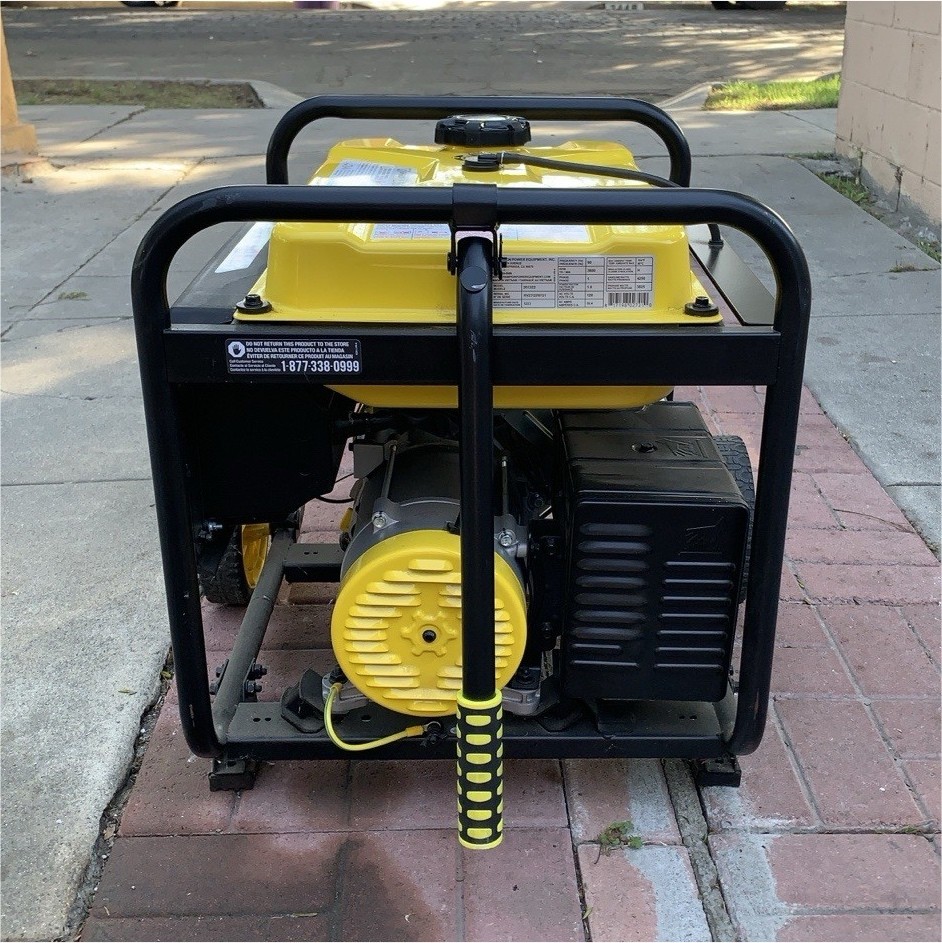 Champion Dual Fuel Portable Generator 5300W Wheeled Yellow/Black
