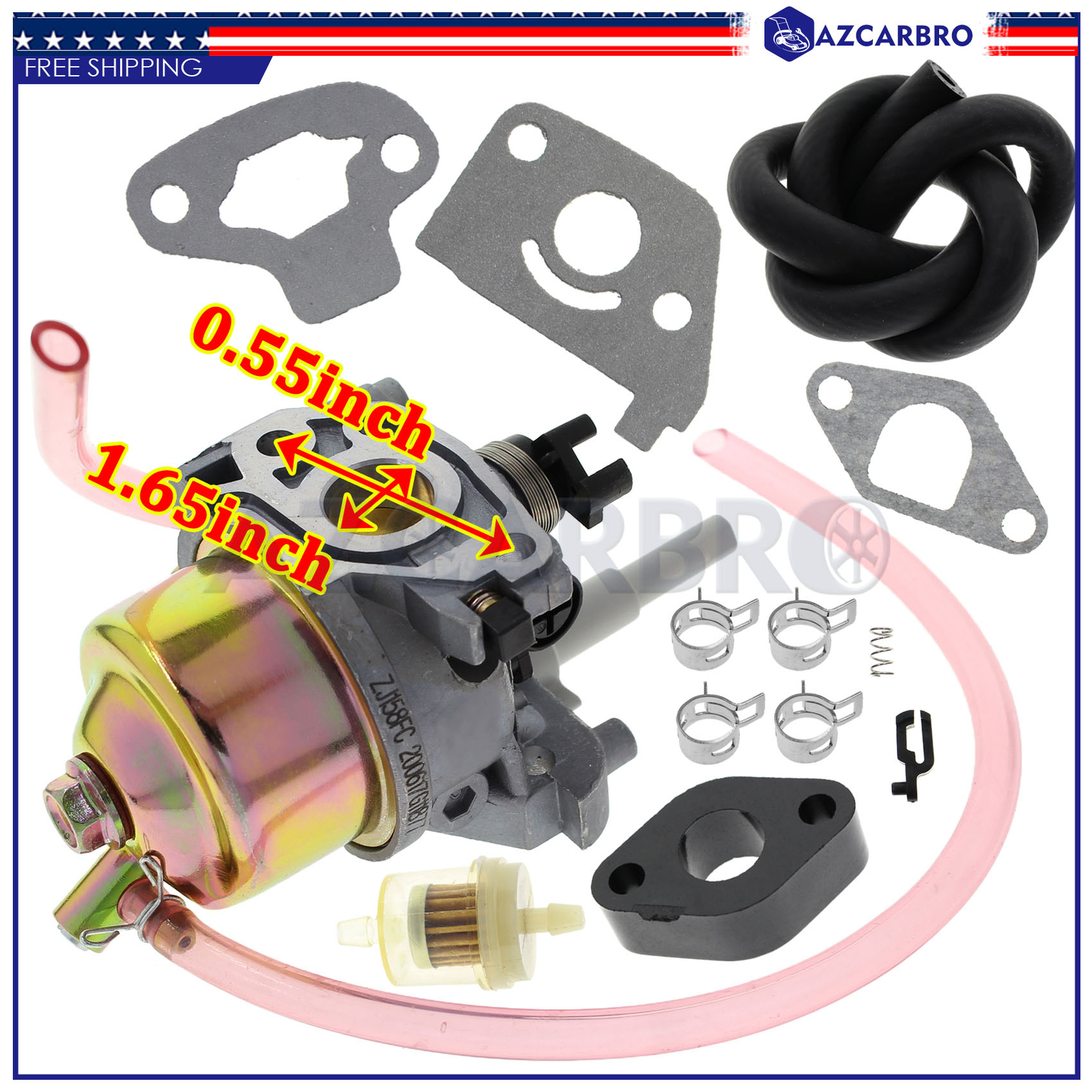 Carburetor Carb For RYOBI RYI2200 1800 2200 Watts Inverter Generator 308054078