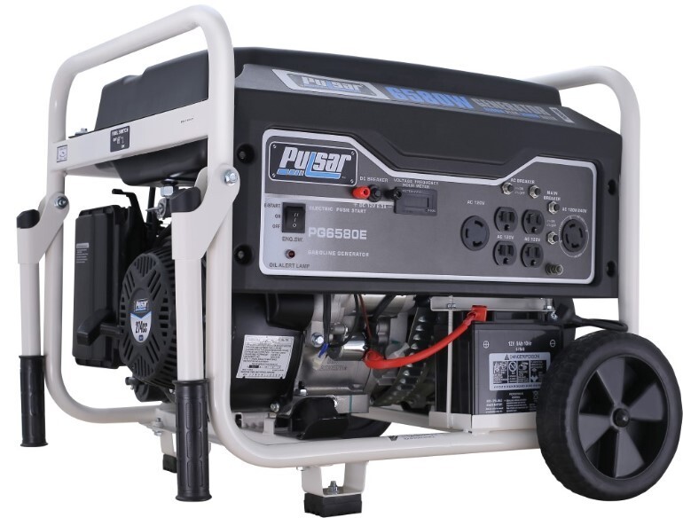Pulsar PG6580E Gas Portable Generator – Electric Start 6580Watts Brand New Local