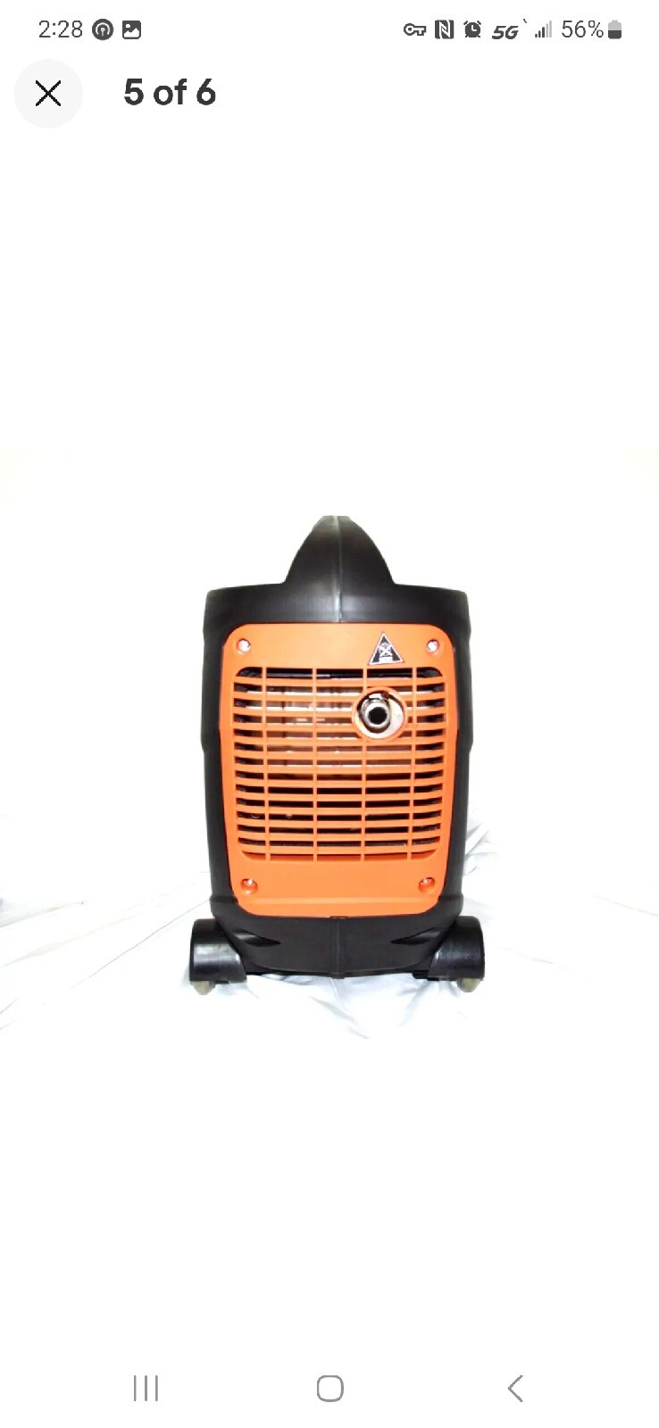 Prymax XG2600 Inverter AC 120V 60Hz DC 12V 8A Current Portable Generator