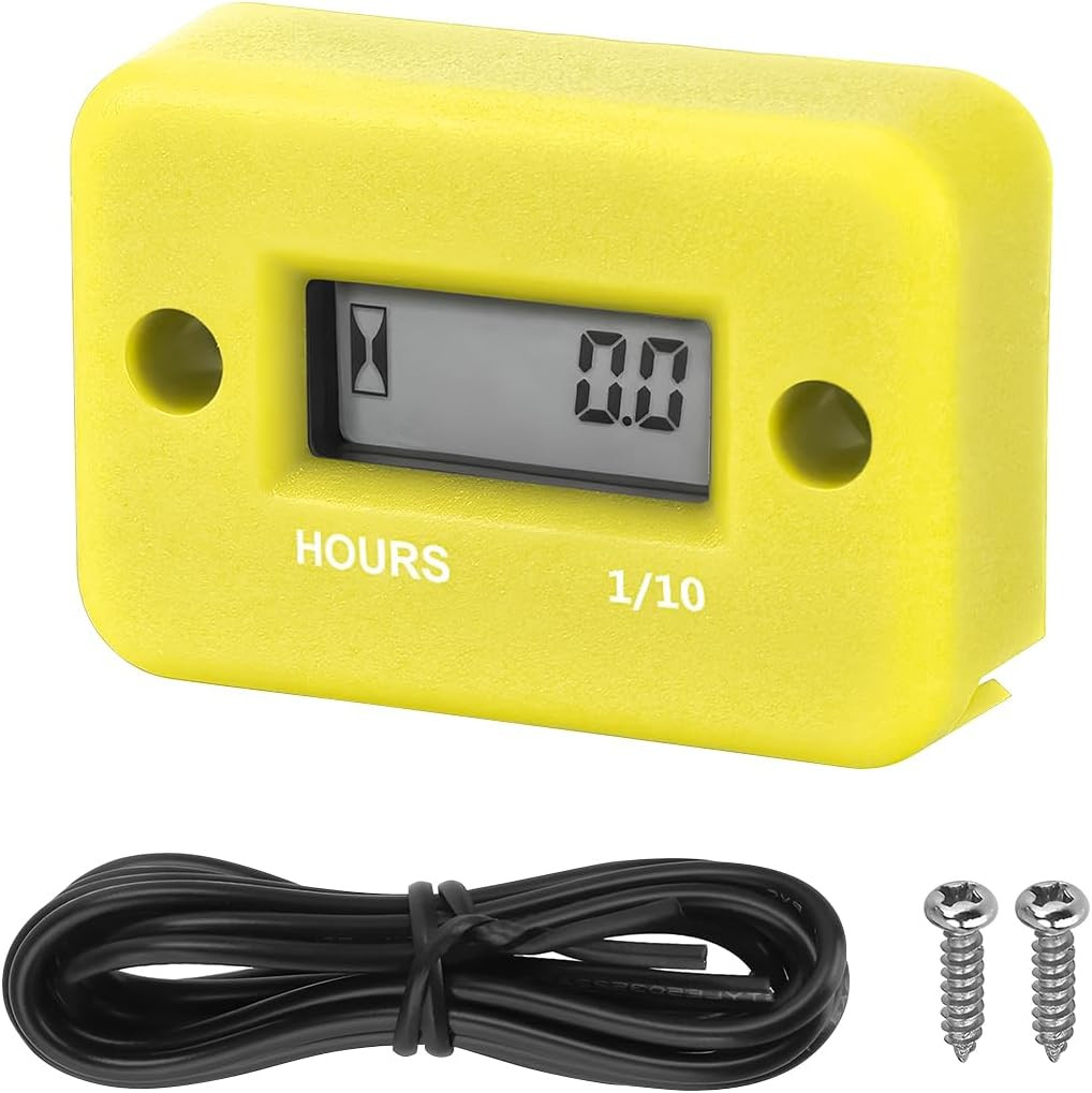 Car Digital Inductive Hour Meter Waterproof IP68, for Gas Engine Generator Te…