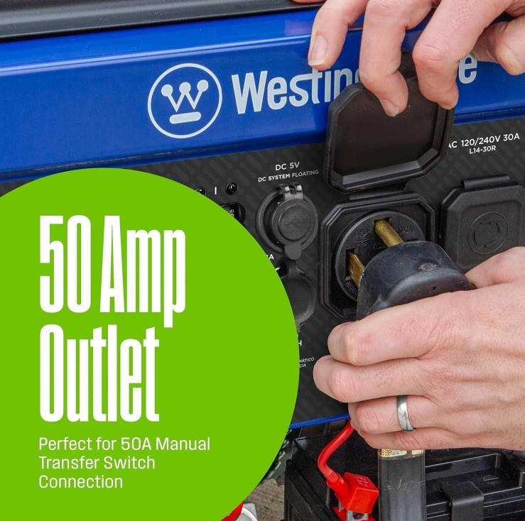 Westinghouse 14,500-W Portable Tri-Fuel Gas Generator w/ Remote Start, CO Sensor
