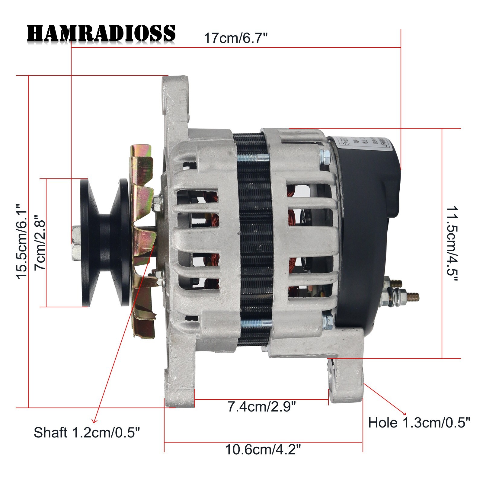 220V 1500W AC Brushless Small Permanent Magnet Generator f/ Home Lighting