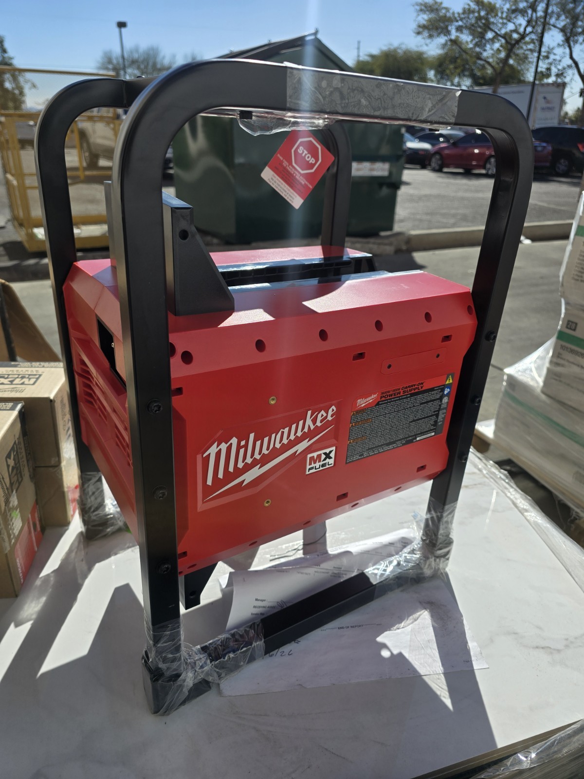 Milwaukee, MX FUEL 3600-Watt/1800-Watt Lithium-Ion Battery Powered Push Start Po
