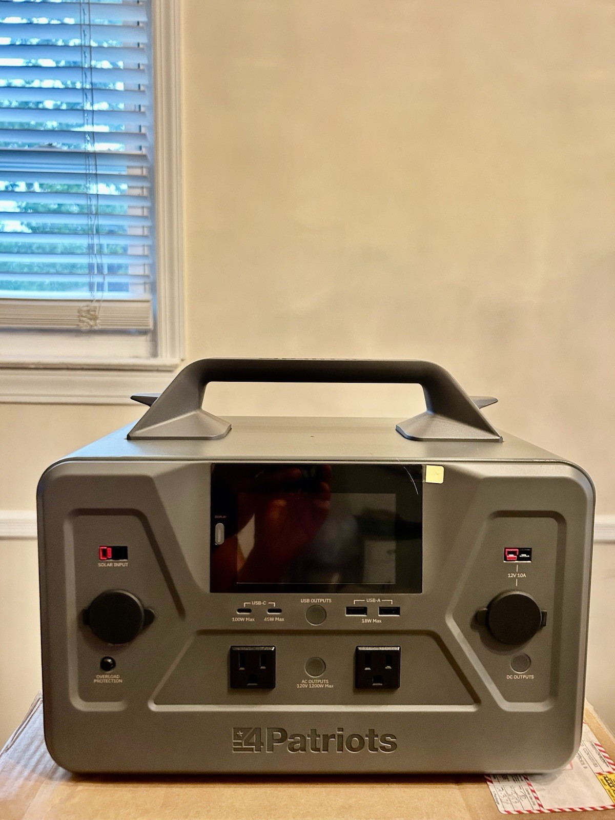 4Patriots Patriot Power Generator 1200 Portable