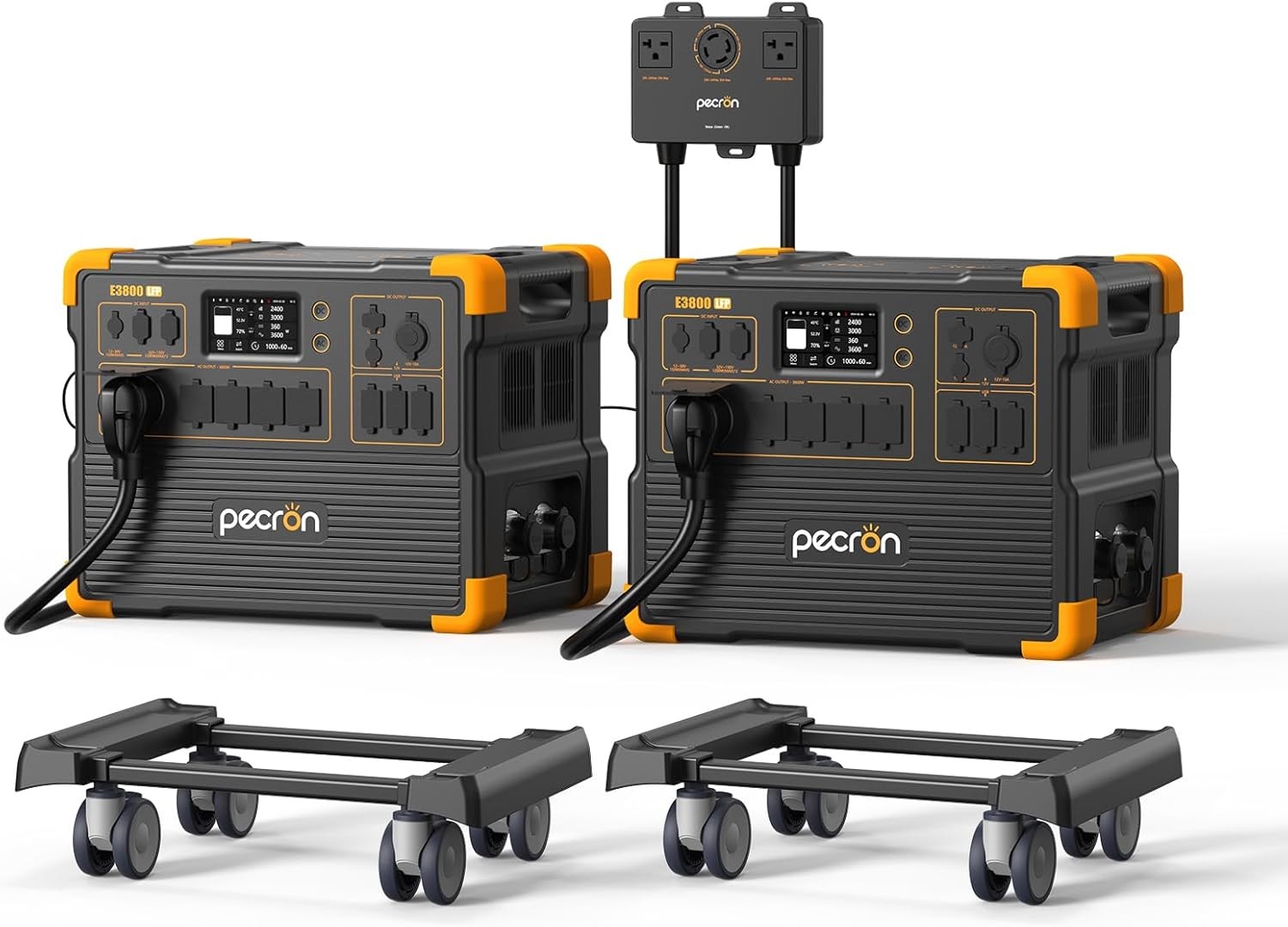 PECRON E3800 LFP 3840Wh 4200W Portable Power Station 240vLiFePO4 for Home Backup