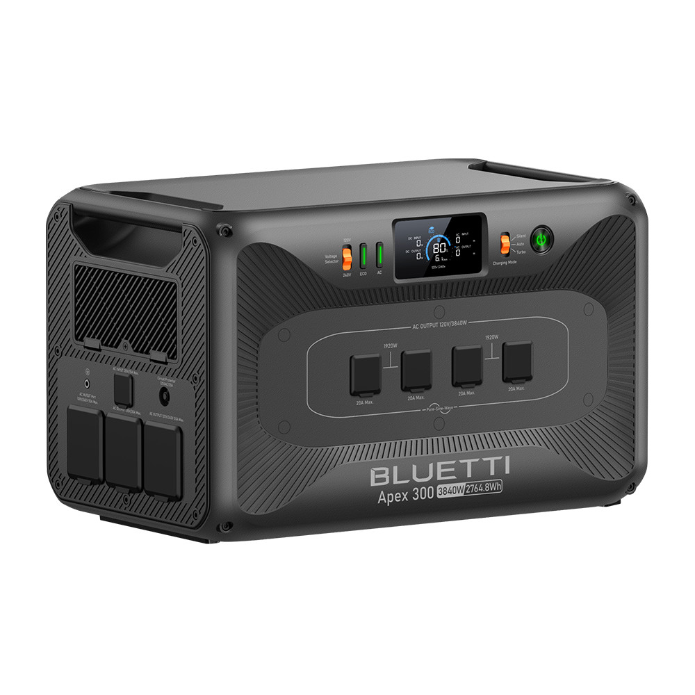 BLUETTI Apex 300+B300K 5529.6Wh Portable Power Station+560W Alternator Charger