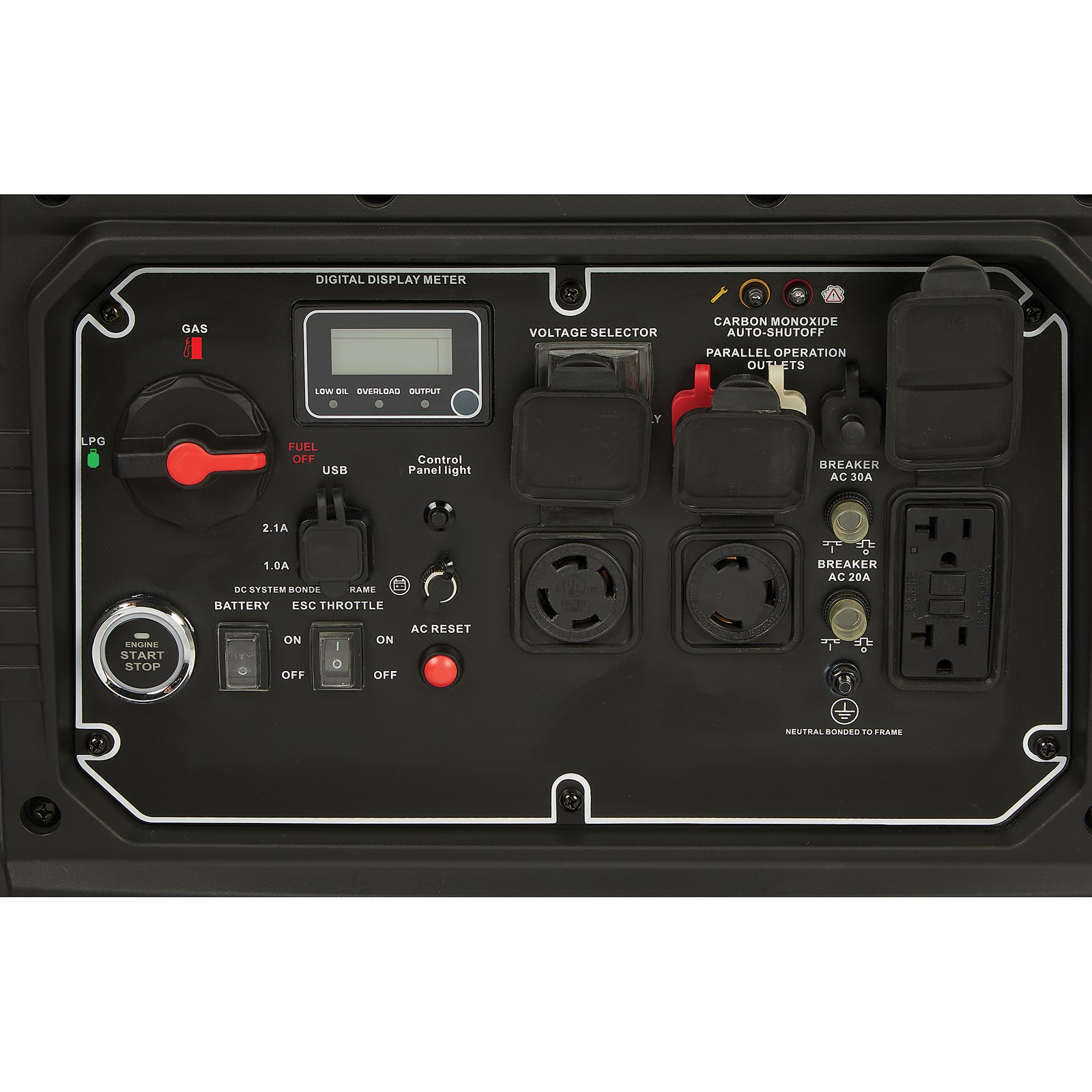 Powerhorse Inverter Generator, 8000 Surge Watts, 6000 Rated Watts, 62dB, Dual