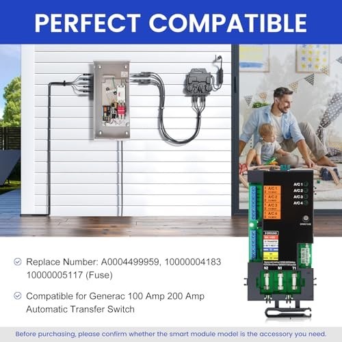 Smart AC Load Shed Module for Generac Generator ATS 100/200 Amp – Overload Contr