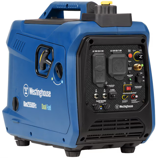 Westinghouse iGen2550DFc Recoil Start 2550 Starting / 1900 Running Watt Gasoline