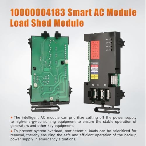 Smart AC Load Shed Module w/Fuse for Generac Generator ATS 100/200 Amp Control