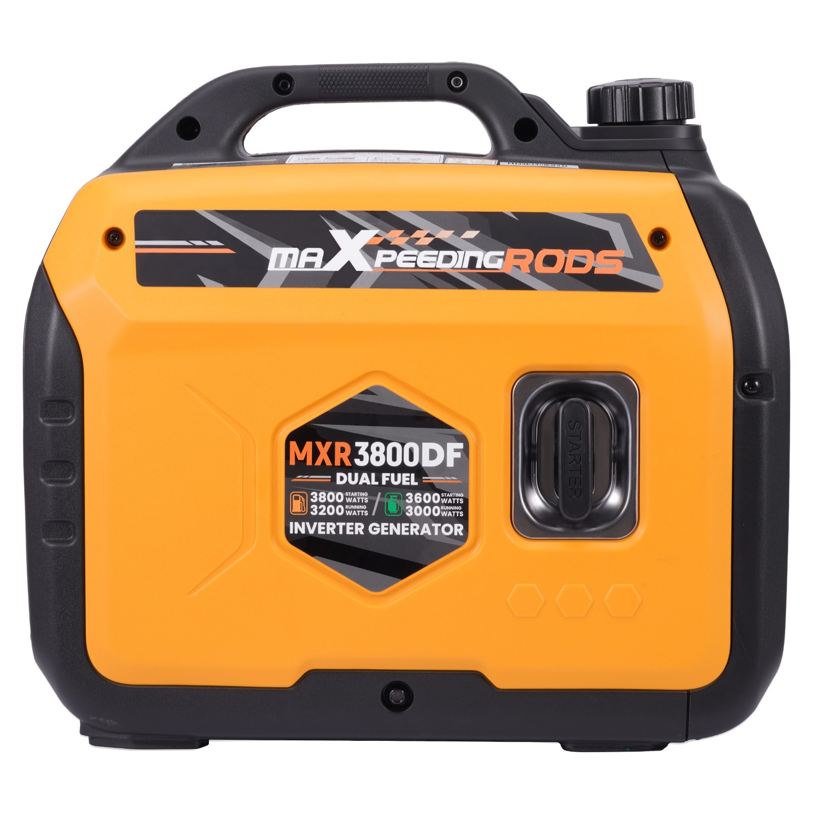 3800W Gas Propane Dual Fuel Inverter Generator 58dB Quiet for Garden Weddings