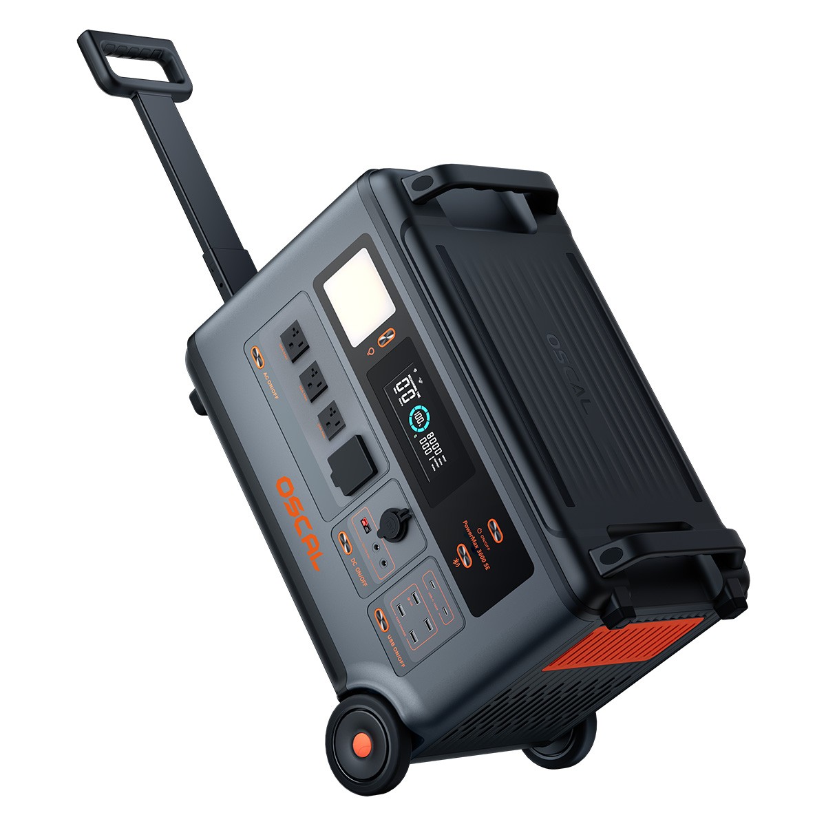 Blackview OSCAL PowerMax 3600W Portable Power Station 3600Wh 2x 200W Solar Panel