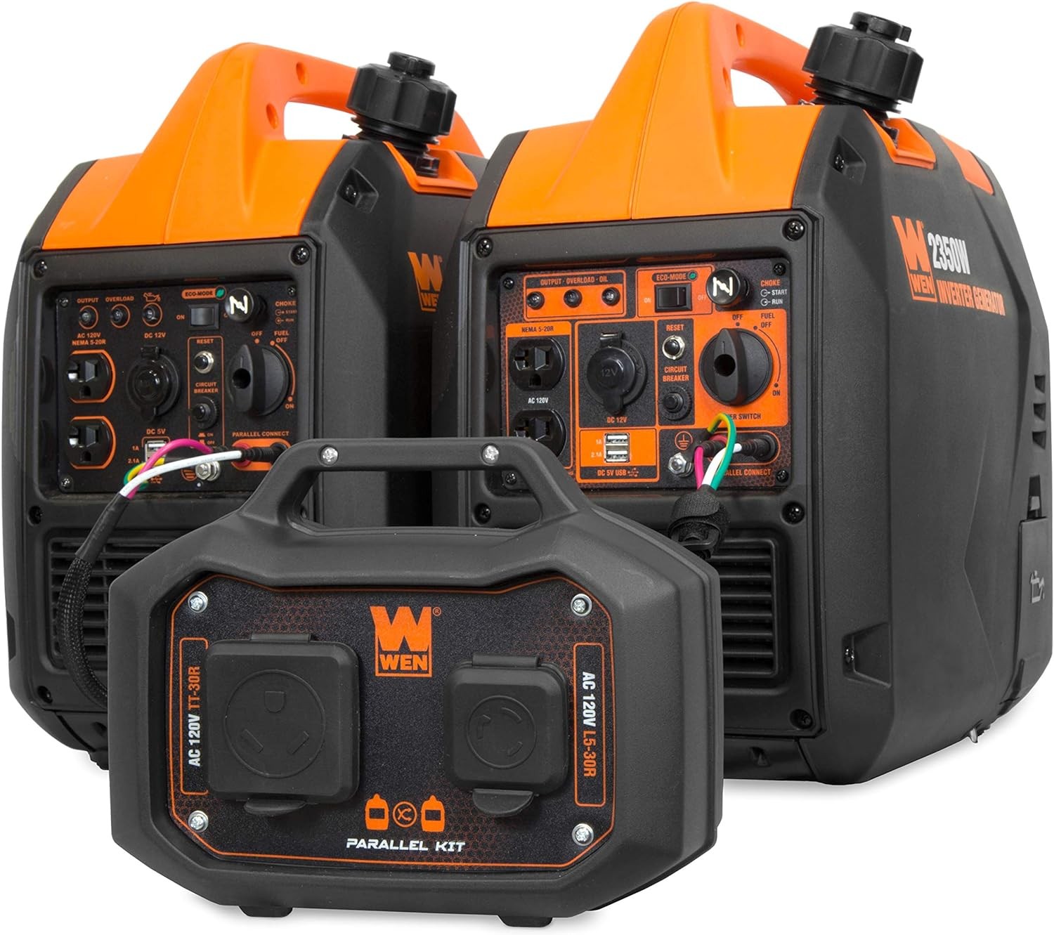 WEN GNA36i 30-Amp 3600-Watt Parallel Connection Kit for Inverter Generators, Bla