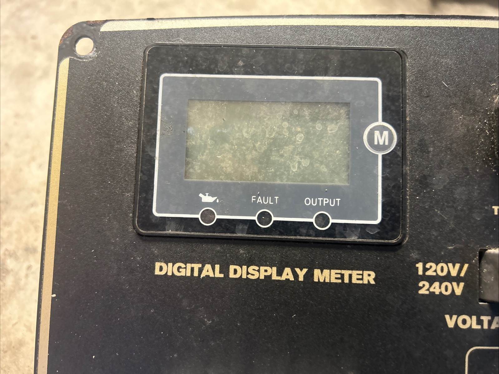 Powerhorse Inverter Generator 7500i Ddisplay Panel Digital Start Switch Parts