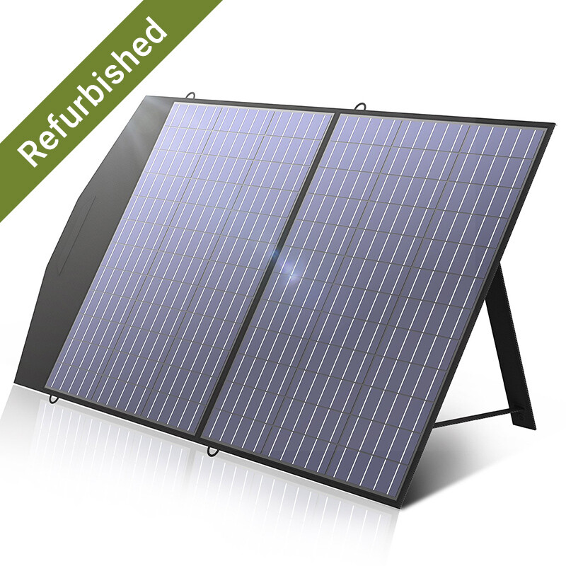 ALLPOWERS 100W portable foldable solar panel with output for outdoors