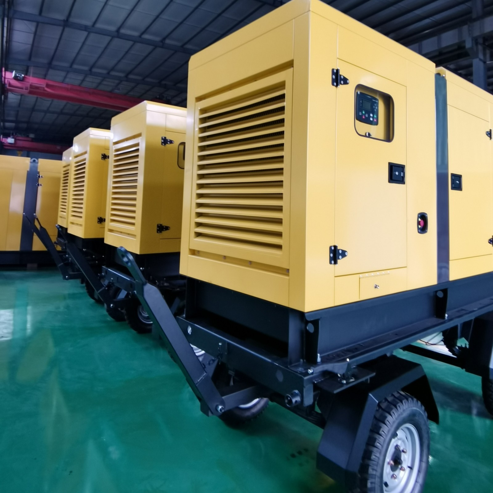Brand NEW Diesel Portable Silent Generator 150 kva 120 kw with a trailer