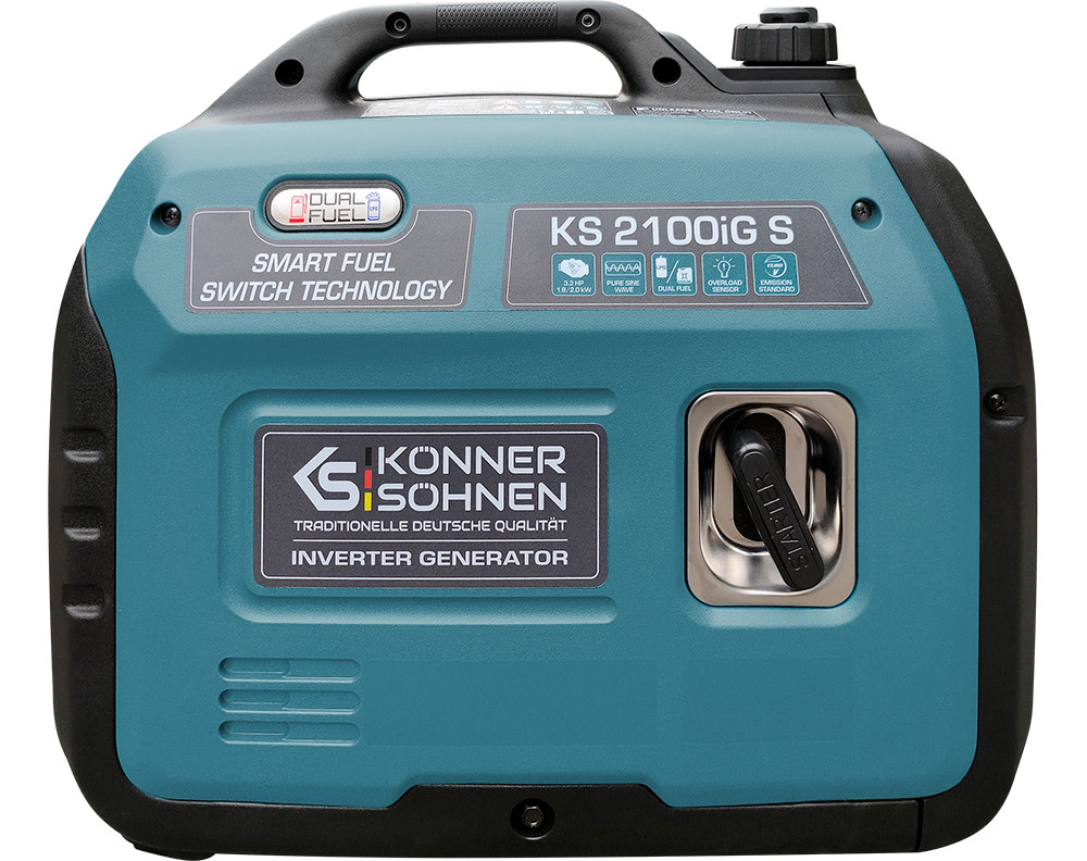 K&S Emergency Power Generator Dual LPG GAS Petrol Inverter Generator 2KW