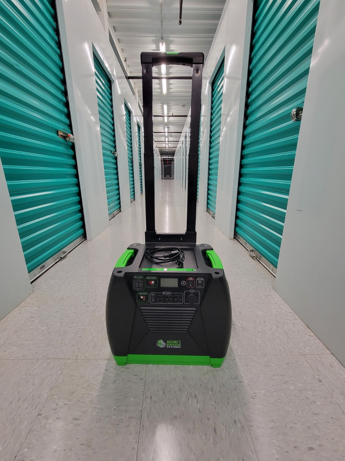 Nature’s Generator Elite 3,600 Watts. Two 100 W Solar Panels