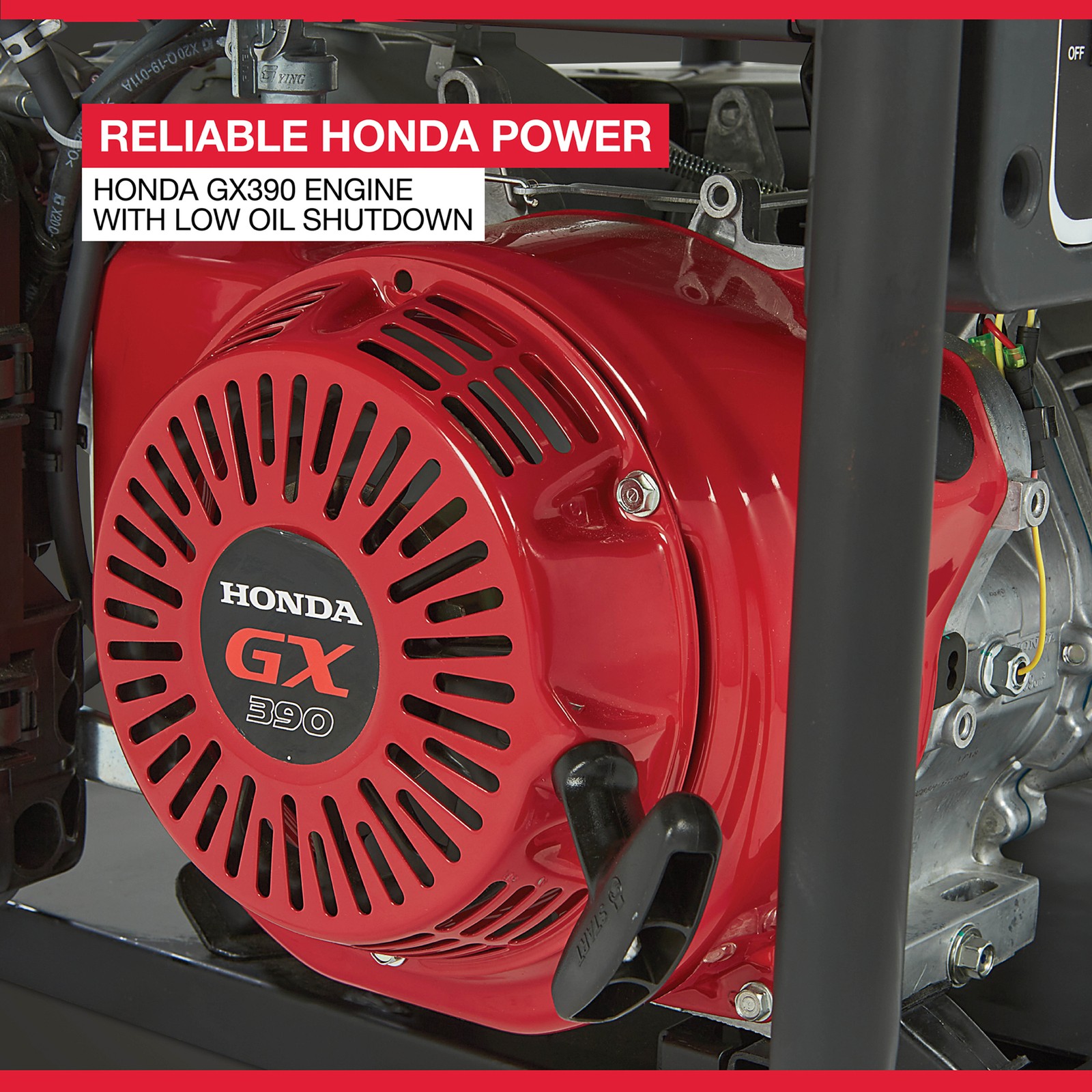 NorthStar Commercial-Grade Portable Generator, Honda GX390 OHV Engine, 6600