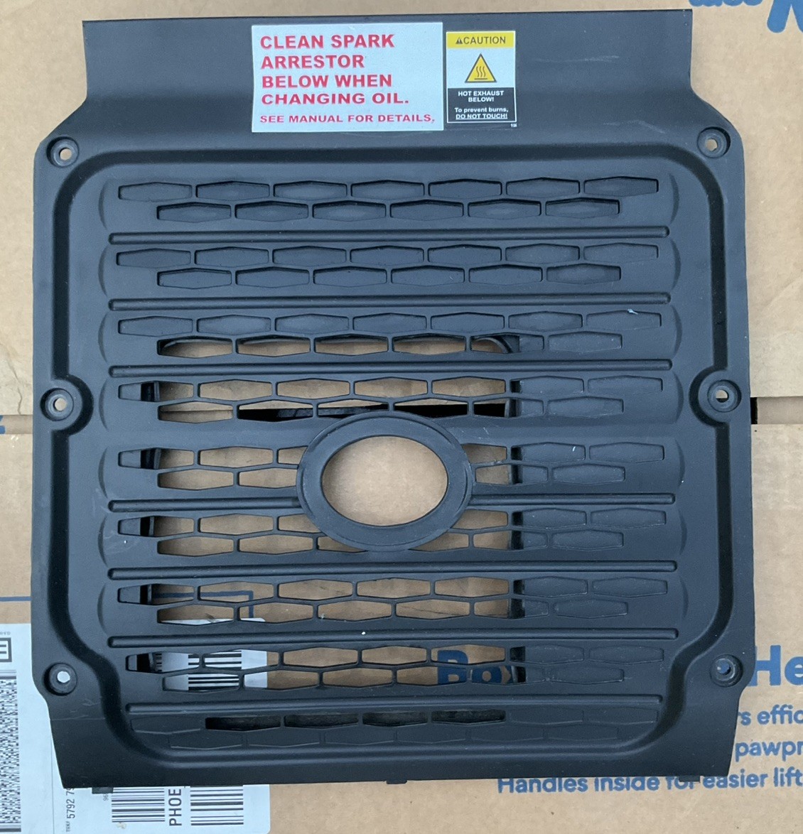 PREDATOR 3500 INVERTER GENERATOR PARTS – BACK COVER GRILL 2020