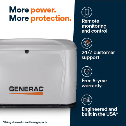 Generac 7259 18kW Air-Cooled Whole Home Standby Generator