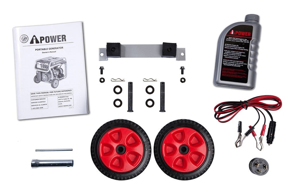 A-iPower 5000Watt Portable Generator Gas Powered RV Home Backup Outdoor