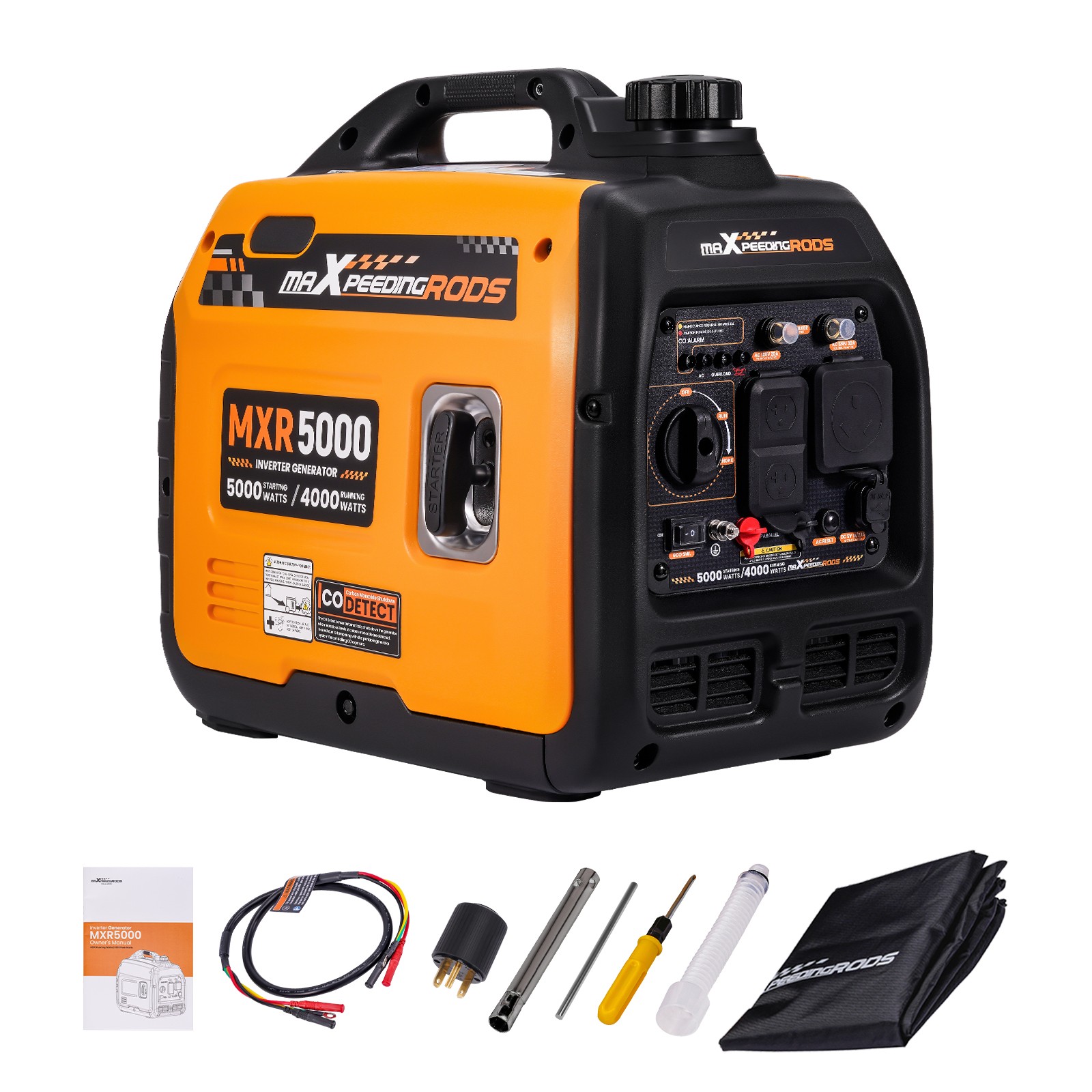 5KW Quiet Inverter Generator – Pure Sine Wave Safe for Laptops & Phones