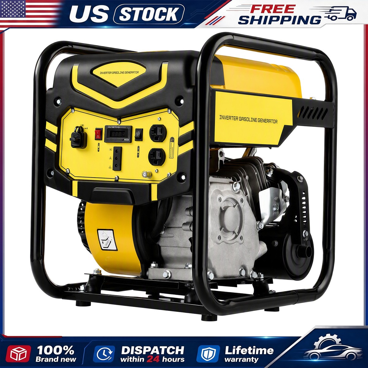 Portable Generator Quiet Emergency Power Supply Emergency Power for Home Backup