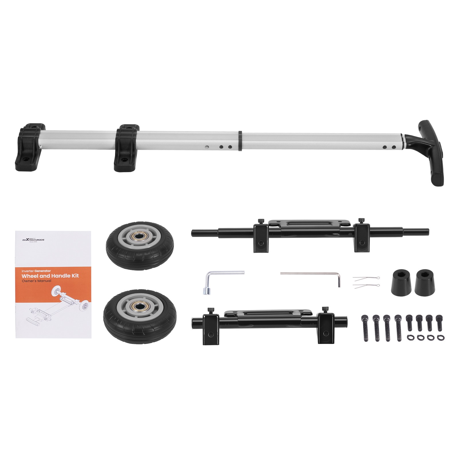 Retractable Handle Wheel Kit Heavy Duty for Camping MXR2300 MXR4000 MXR5000DF