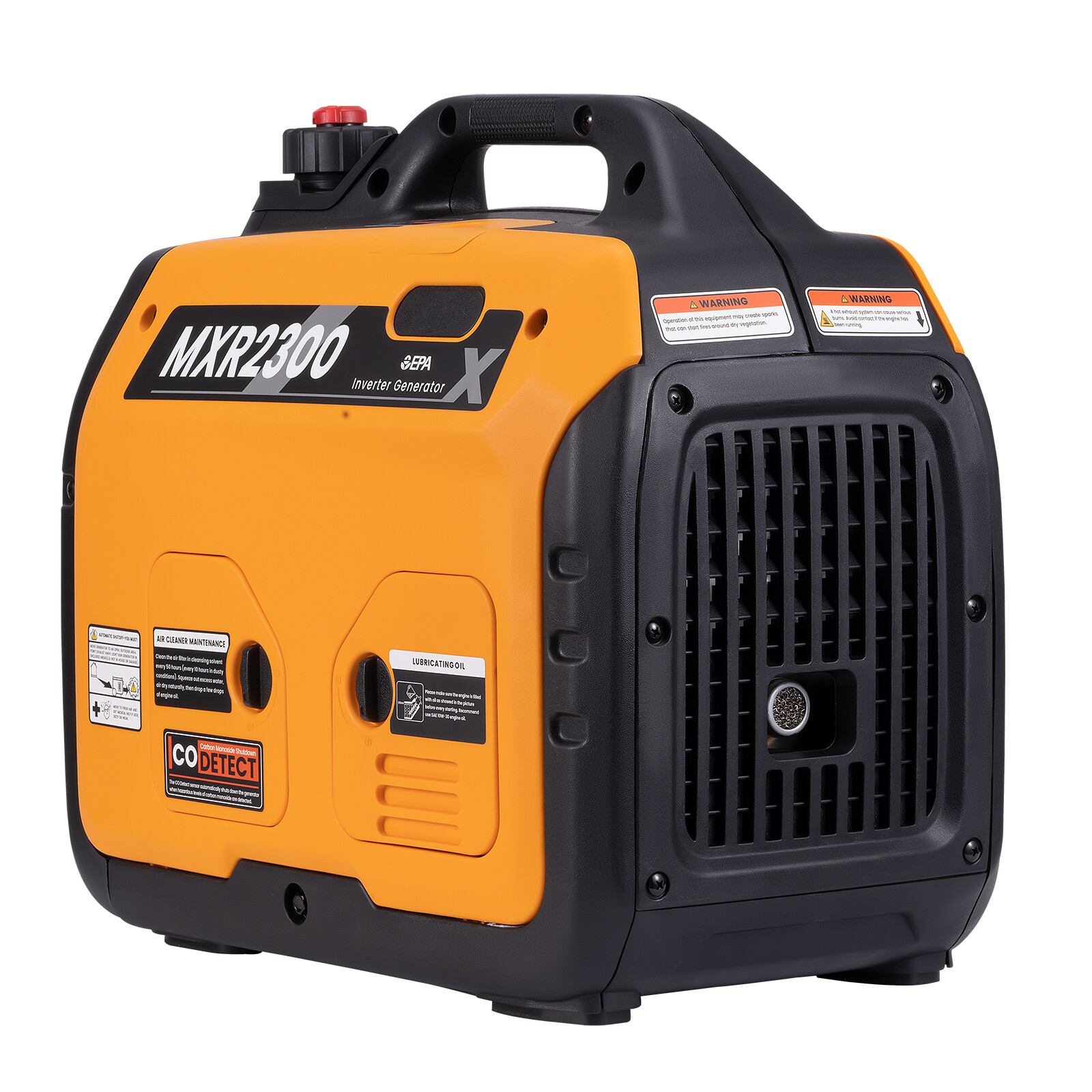 MXR2300 2300 Watt Gasoline Powered Small Quiet Inverter Generator With Carb