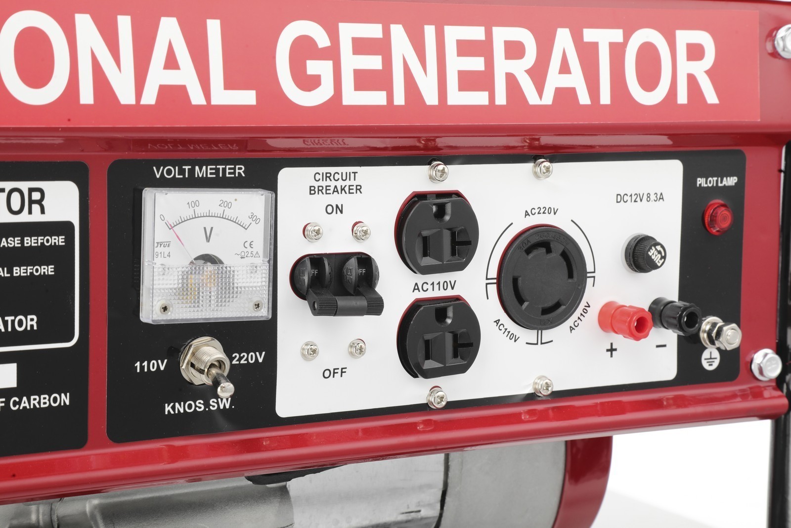 5000W Gas Inverter Generator Recable starter 110V&220V Generators Portable Quiet