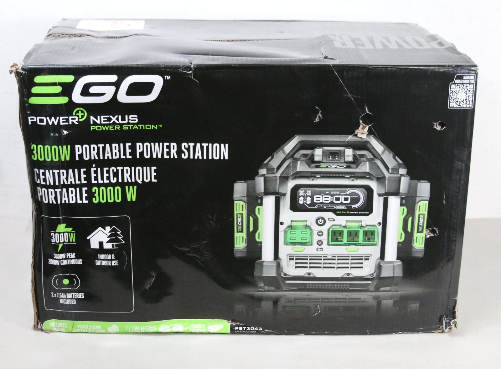 NOB EGO POWER+ Nexus 3000-Watt Portable Power Station w/2 Battery FREE SHIPPING