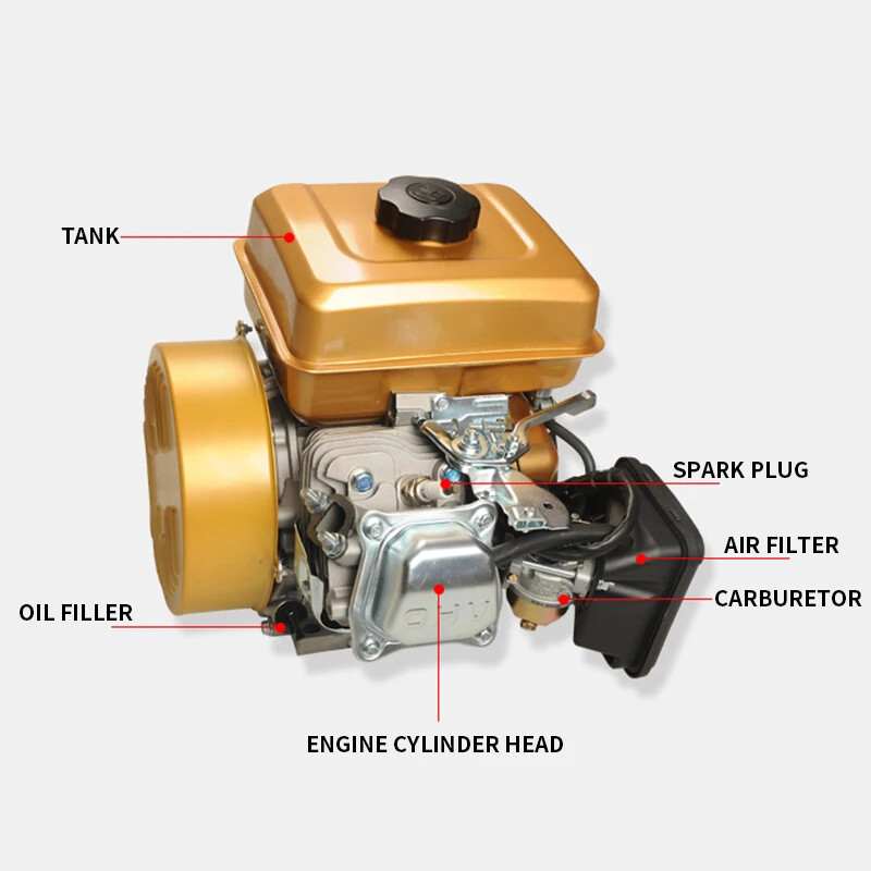 12v-24V 6KW Parking Air Conditioning Gasoline Generator diesel fuel Truck