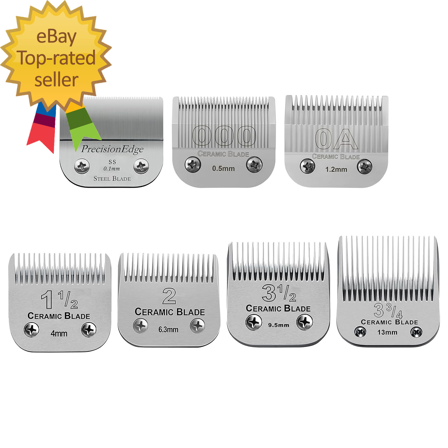Replacement Blades Set Compatible with Oster Classic 76/Andis Dog Clippers